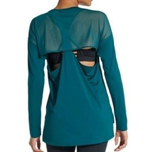 Calia Long sleeve work out top with open mesh back